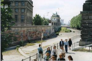 Berlin Wall adjacent to Brandenburg Gate